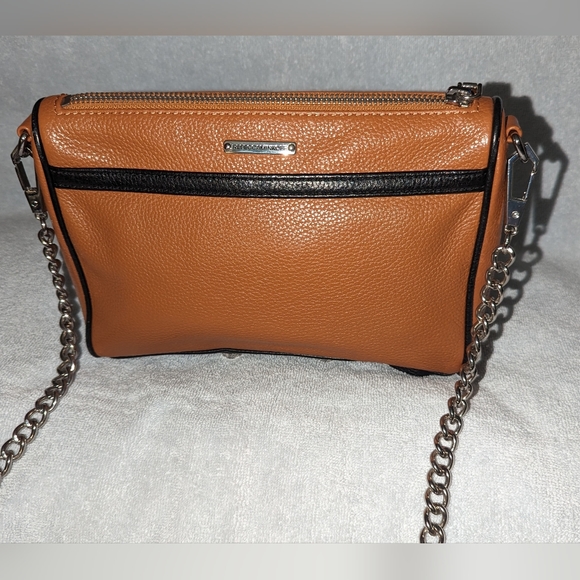 Rebecca Minkoff mini MAC brown and black crossbody bag. - Picture 2 of 13